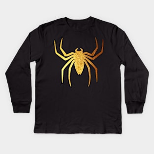 Golden Spider Kids Long Sleeve T-Shirt